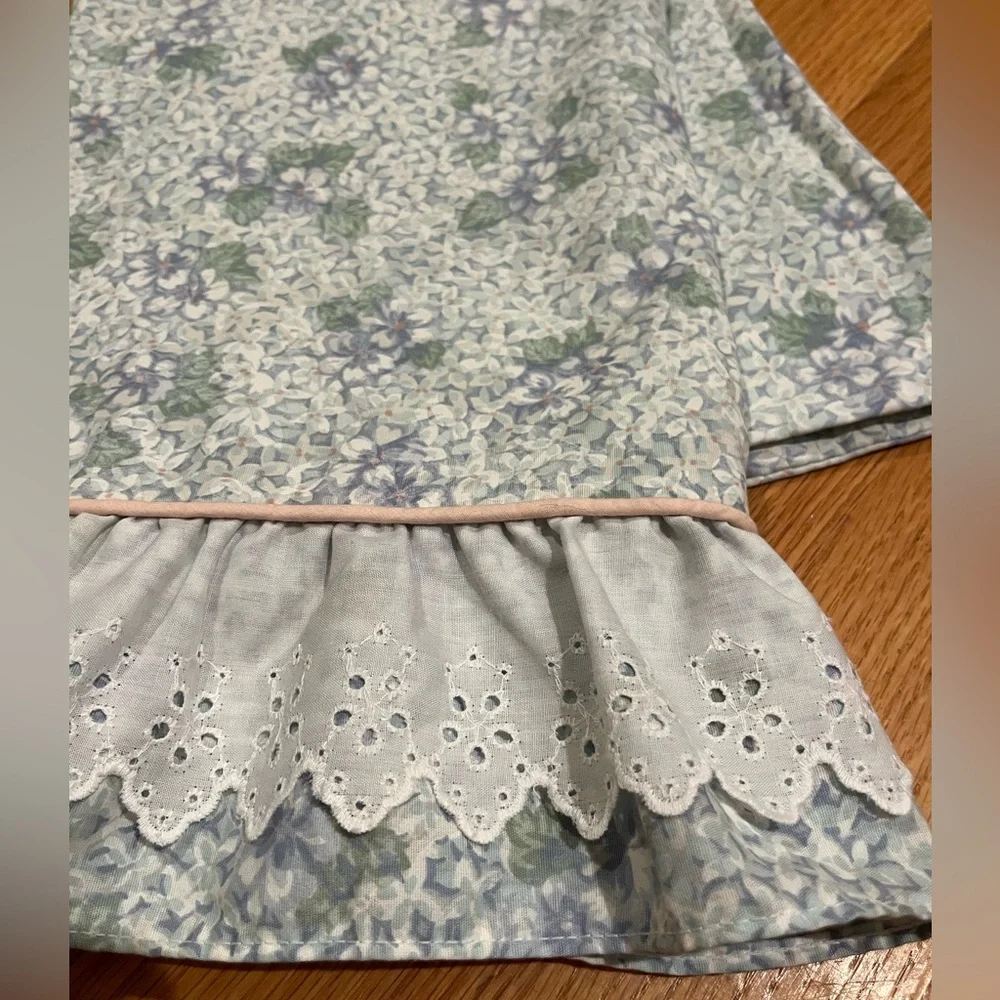 Vintage Jessica McClintock Ruffled Pillow Sham